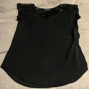 🚨Last Chance🚨 Express black lace blouse